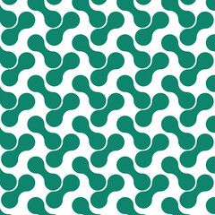 Fototapeta premium Seamless pattern with twisted lines.