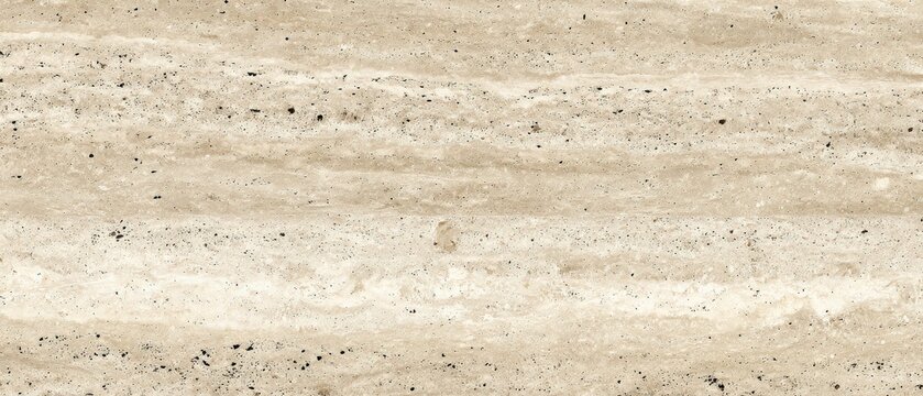 Seamless Travertine Stone Texture Warm Ivory Beige Tones Natural