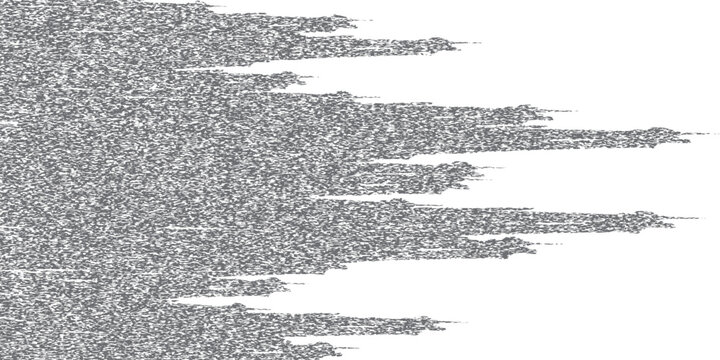 Grunge abstract stroke.  Brush strokes with grunge vector spray texture.