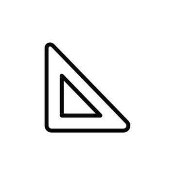 Black, nested right triangles