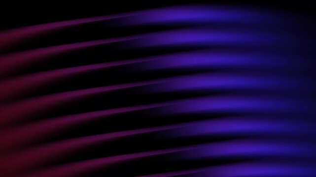 metal chrome bars illuminated by sweeping glowing neon disco lights in vibrant deep purple and pink magenta colours 4k loop animation video background 