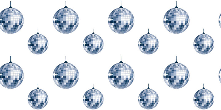 minimal silver disco ball seamless dance floor texture pattern art