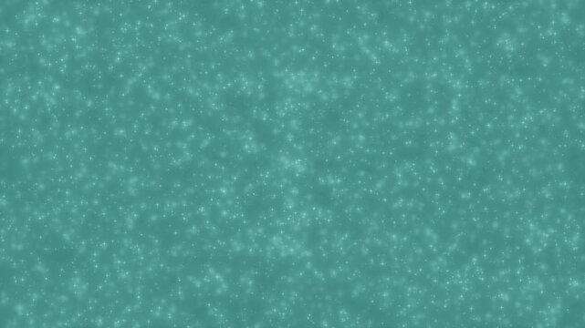 soft twinkling magical glitter stars shimmering on a soft pale ocean green periwinkle teal pastel coloured background animated 4K background wallpaper backdrop with a gentle magical fairy fantasy tone