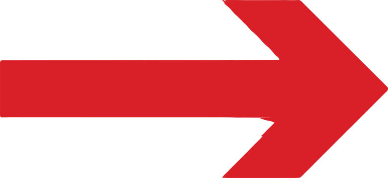 Simple bold red arrow pointing to the right