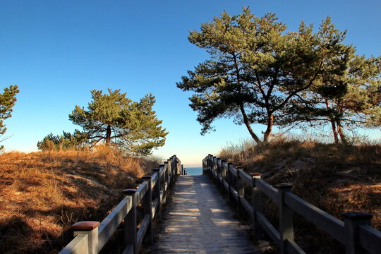 Strandzugang im Seebad Bansin (Usedom)