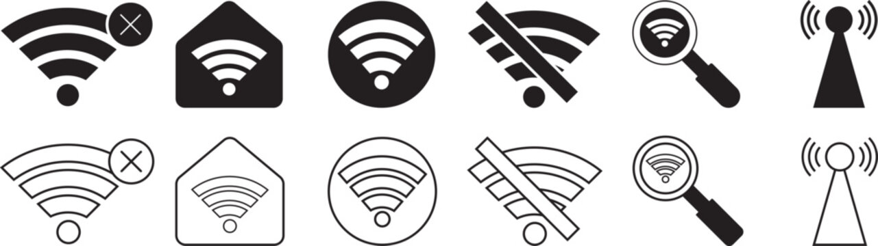 wi-fi line icon. License Type