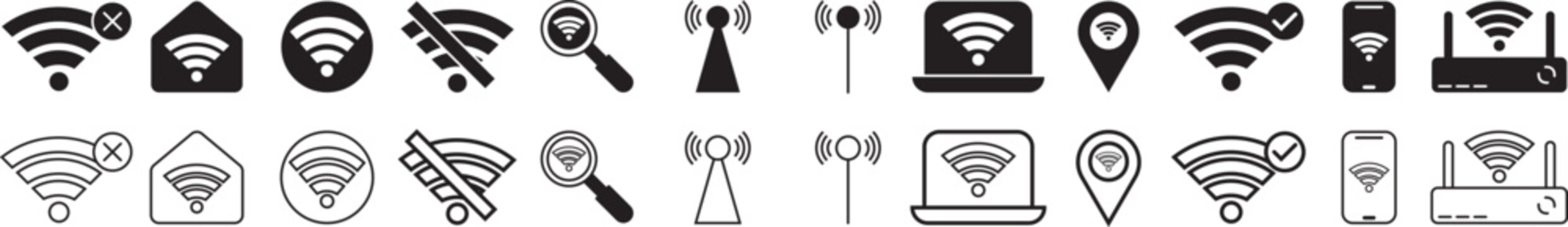 wi-fi line icon. License Type