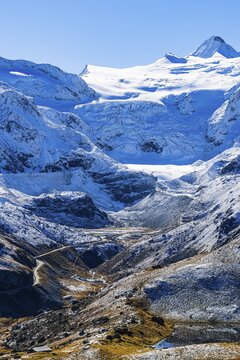 The Moiry Glacier, near Grimentz, Val d'Anniviers, Valais Alps, Canton Valais, Switzerland