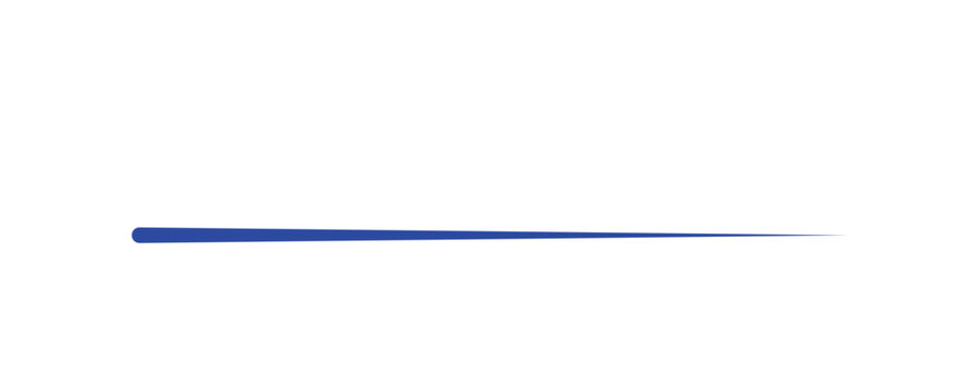 Blue horizontal gradient bar, fading to white