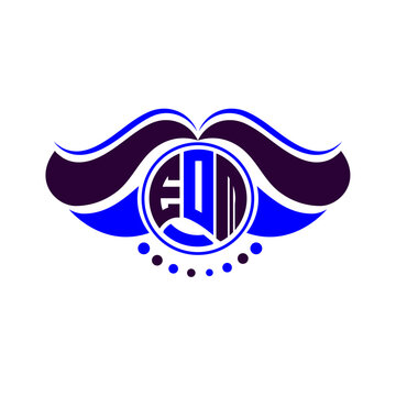 EOM letter logo creative design. EOM unique design