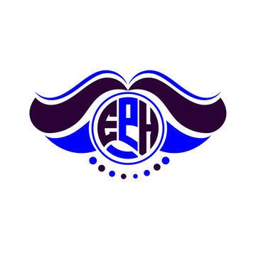 EPH letter logo creative design. EPH unique design