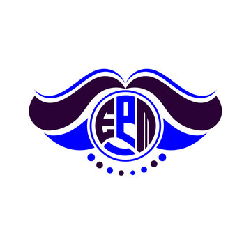 EPM letter logo creative design. EPM unique design