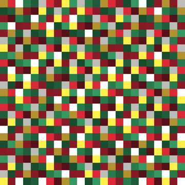 Christmas flat pixel stacks pattern