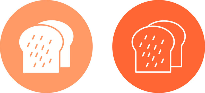 Toast Vector Icon