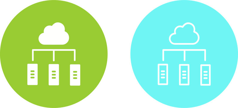 Digital Library Vector Icon