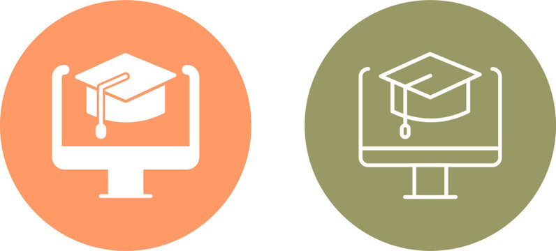 Elearning Vector Icon