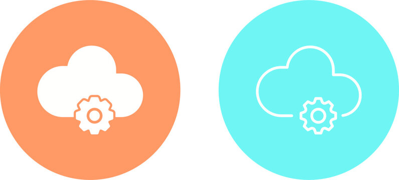 Cloud Computing Vector Icon