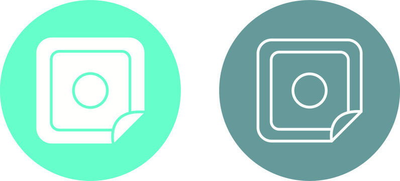 Nicotine Patch Vector Icon