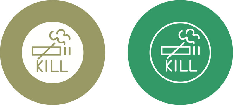 Smoking Kills Vector Icon