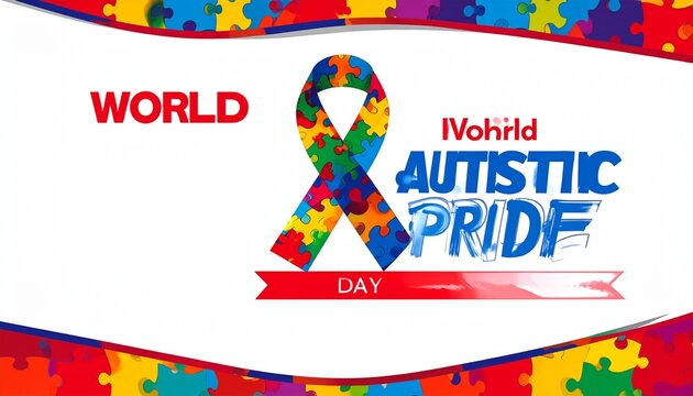 World Autistic Pride Day Ribbon Design