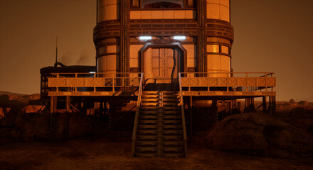 火星基地_赤い惑星の前哨基地 © タラコおにぎり