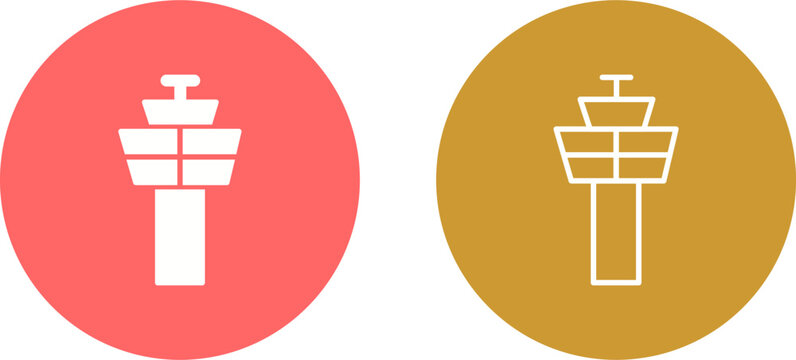 Control Tower Vector Icon