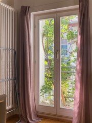 Fototapeta premium window with flowers