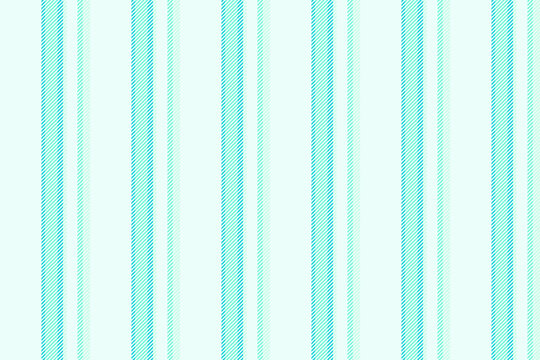 Cool texture textile background, magazine fabric stripe vector. Simple pattern seamless vertical lines in azure and teal colors.
