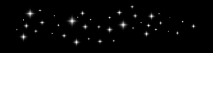 Shooting Stars Glowing in Dark Night Sky with Bright Meteor Trails and Cosmic Space Vector