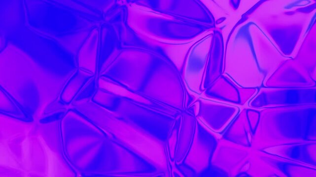 Abstract Fusion: A mesmerizing blend of vibrant blue and fuchsia hues creates an abstract pattern resembling flowing liquid or stained glass, evoking a sense of mystery and creativity.