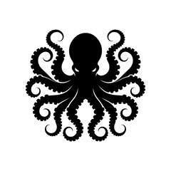 Legendary Kraken icon featuring a giant mythical sea monster with powerful tentacles. Premium vector design ideal for gaming, esports, branding, fantasy, and nautical themes. © puntip_a