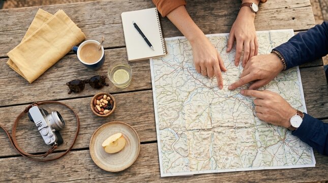 Travel Planning With Paper Map