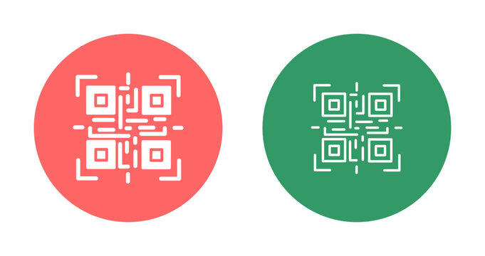 QR Code Reader Icon Design