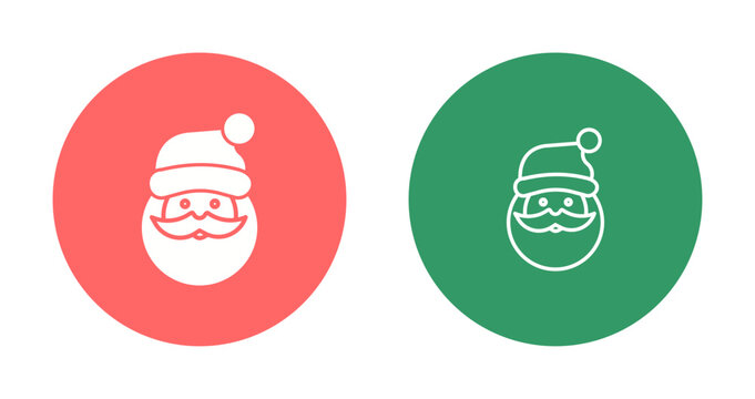 Santa Icon Design
