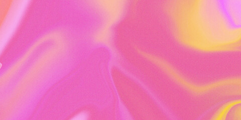 Fototapeta premium Abstract liquid background featuring soft pink orange and yellow tones with grainy texture effect creating dreamy vibrant motion.