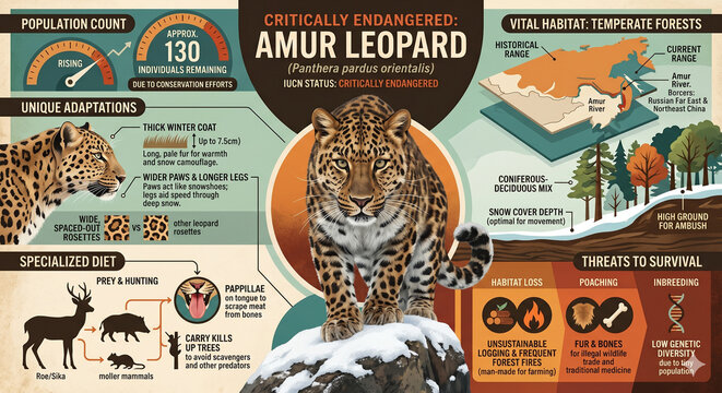 leopard infographic