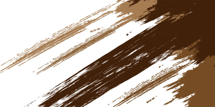 Mud splash isolated on white background. Handwritten brush stroke background illustration with margin.