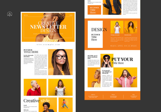 Creative News Letter Design Template