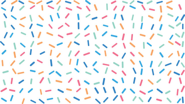 Colorful sprinkle pattern abstract background for celebrations and festive designs