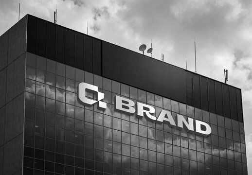 Building Logo Mockup