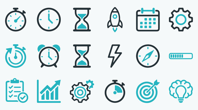 Business Productivity and Project Management Icons