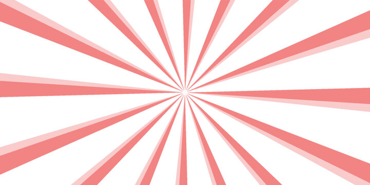Retro background with rays or stripes in the center. Sunburst or solar burst retro background. Starburst abstract background. Vector illustration