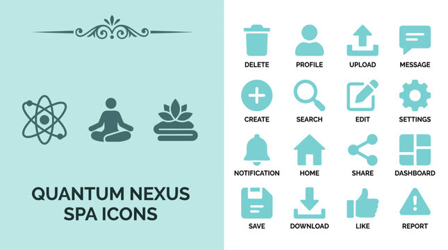 Spa Icons Set