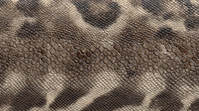 Exotic Python Snake Skin Texture with Natural Scale Pattern
