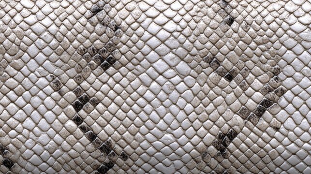 White Python Snake Skin Texture Seamless Luxury Reptile Pattern