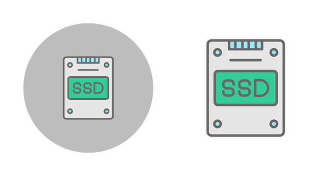 External SSD Vector Icon