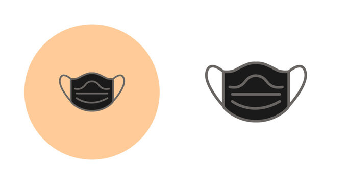 Dust mask Vector Icon