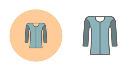 Fleece jacket Vector Icon © Muhammad