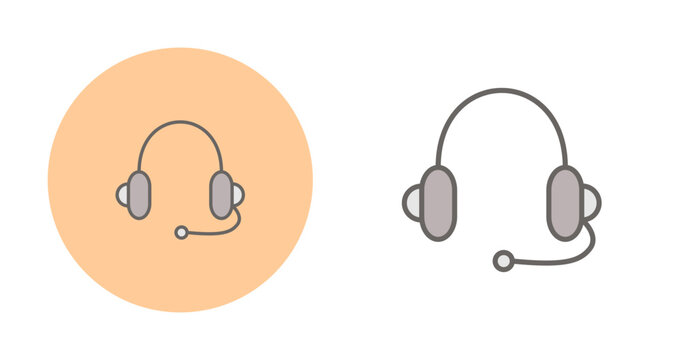 Headset Vector Icon