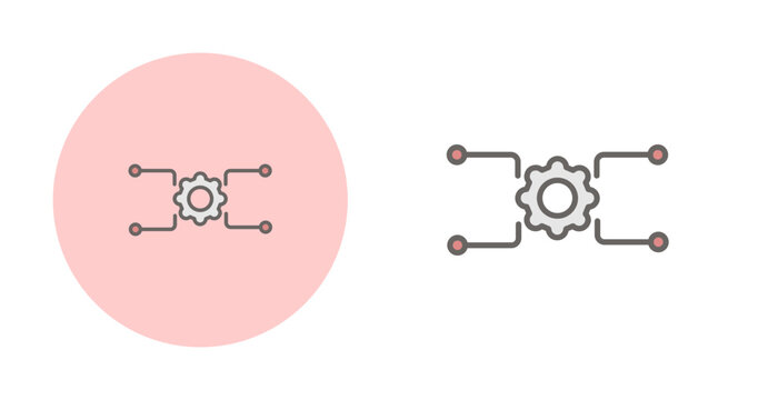 Microservices Vector Icon
